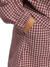 adidas Womens Ultimate365 Gingham 15-Inch Skort - Aurora Ruby