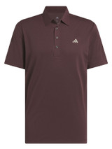 adidas Ultimate365 Tour Textured Polo Shirt - Aurora Ruby