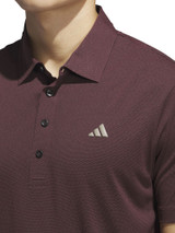 adidas Ultimate365 Tour Textured Polo Shirt - Aurora Ruby