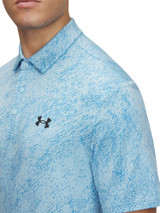 Under Armour Drive Jacquard Polo - Stream/Ether Blue