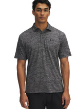 Under Armour Drive Jacquard Polo - Black/Steel