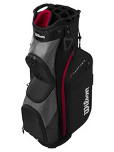Wilson Feather Cart Bag - Black/Red