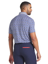 Puma x Palm Tree Crew Tile Polo - White Glow/Deep Navy