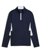 Puma Junior Boys PURE 2.0 1/4-Zip - Deep Navy