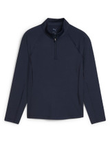 Puma Junior Girls YOU-V 1/4-Zip Top - Deep Navy
