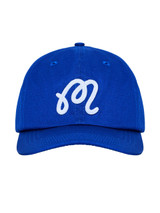 Malbon Script Chainstitch Painters Cap - Blue