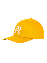 Malbon Script Chainstitch Painters Cap - Yellow