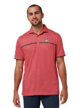 TravisMathew Featherweight OFTY Polo - Heather Azalea