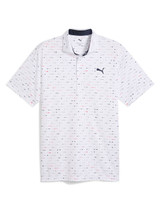 Puma Keys Polo - White Glow/Deep Navy