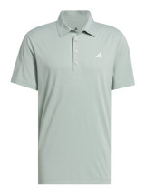 adidas Ultimate365 Tour Textured Polo Shirt - Silver Green