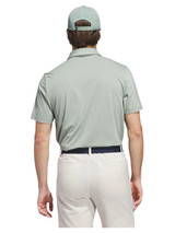 adidas Ultimate365 Mini Bunker Polo Shirt - Silver Green