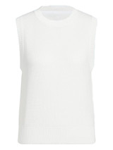 adidas Womens Ultimate365 Tour Knit Vest - White