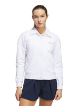 adidas Womens Go-To Twistknit Jacket - White