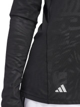 adidas Womens Ultimate365 Emboss Hoodie - Black