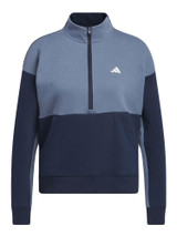 adidas Womens Performance Quarter-Zip Jacket - Collegiate Navy