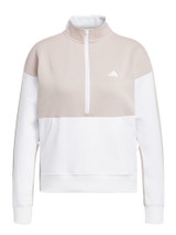 adidas Womens Performance Quarter-Zip Jacket - Wonder Taupe