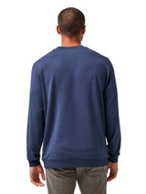TravisMathew Amenities V-Neck - Heather Blue Nights