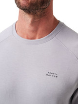 TravisMathew Return Trip Crew Neck - Sleet