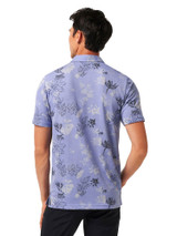 TravisMathew Featherweight Cruise Polo - Heather Violet Storm