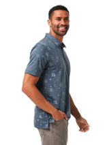 TravisMathew Quick Trip Polo - Mood Indigo/Vintage Indigo