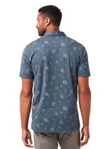 TravisMathew Quick Trip Polo - Mood Indigo/Vintage Indigo