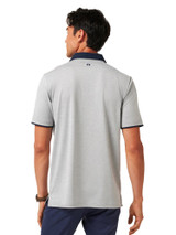 TravisMathew Call It Off Polo - Heather Medium Grey