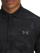Under Armour Playoff 3.0 Printed Polo - Black/Castlerock