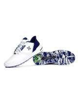 Payntr Golf X 005 F Golf Shoes - White/Navy/Electric Green