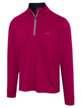 Greg Norman 1/4 Zip Pullover - Garnet