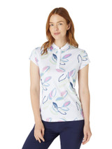 Callaway Women's Linear Petals Polo - Bright White