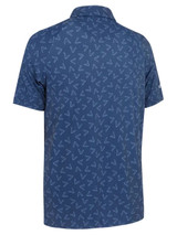 Callaway All Over Large Chev Print Polo - Peacoat