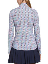 Callaway Women's Chev Geo Sun Protection Top - Flint Stone