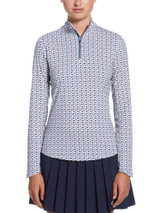 Callaway Women's Chev Geo Sun Protection Top - Flint Stone