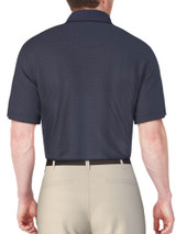 Ben Hogan 2 Tone Micro Geo Jacquard Polo - Peacoat