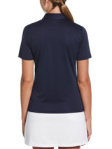 Ben Hogan Women's Solid Ventilation Polo - Peacoat