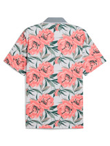 Puma MATTR Beautiful Game Golf Polo - White Glow/Red Fire