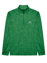 Malbon Capo Performance Quarter Zip - Kelly Green