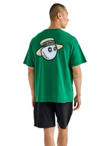 Malbon Vacation Club SS Tee - Kelly Green