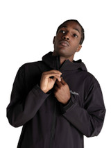 Malbon Performance Full Zip Shell Jacket - Black