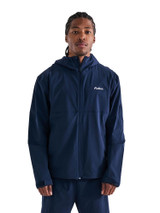 Malbon Performance Full Zip Shell Jacket - Navy
