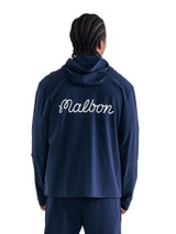 Malbon Performance Full Zip Shell Jacket - Navy