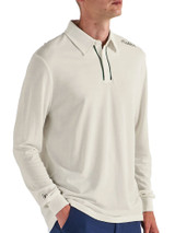 Malbon x Jasper Parnevik Long Sleeve Modal Pique Polo - Cream