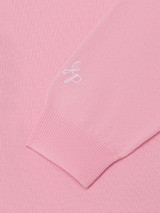 Malbon x Jasper Parnevik V-Neck Merino Wool Sweater - Pink