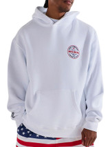 Malbon Eagle Buckets Hoodie - White