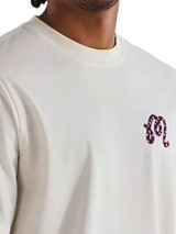 Malbon In Golf We Trust Short Sleeve Tee - Natural