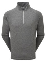 FootJoy Thermoseries Brushed Back Midlayer (Athletic Fit) - Black