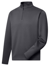FootJoy Tonal Block Pullover (Athletic Fit) - Charcoal