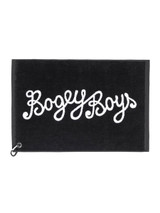 Bogey Boys Script Golf Towel - Black