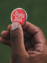 Bogey Boys Check Ball Marker - Tangerine