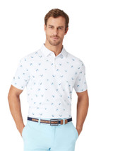 Callaway All Over Birdie Polo - Bright White